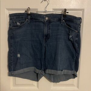 Levi's Dark Blue Jean Shorts for Women